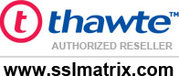 Thawte SSL WebServer SSL Certificate Discount Offer From SSLMatrix